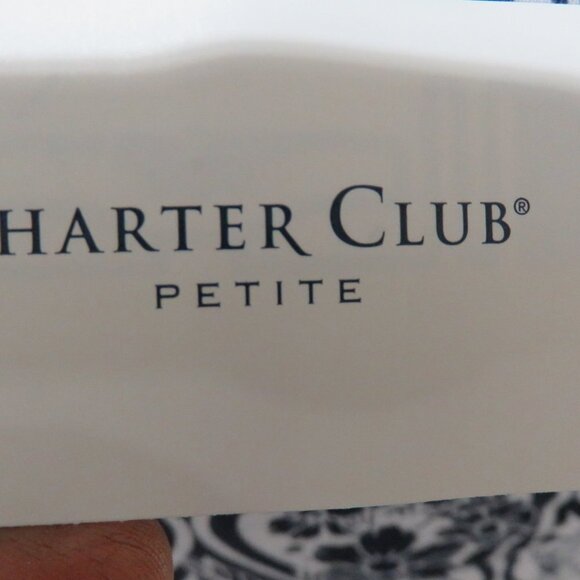 BOGO Charter Club Petite Floral Sleeveless Floral Dress Black & White 2P 2 - Picture 9 of 10